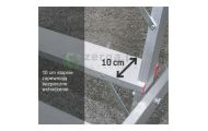 obrazek FARAONE Pomost / drabina magazynowa 10st z chronionym obszarem pracy wys.rob 4,62m 300/SM