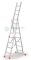 FARAONE Drabina trzyelementowa wielofunkcyjna 3x10 szczebli wys.rob. 4,20-7,18m AK 300.3