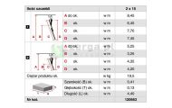 obrazek KRAUSE MONTO drabina rozsuwana linką ROBILO dwuelementowa 2x15 wys.rob. 8,45m 120663 / 129840