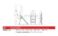 obrazek FARAONE CM50 Profesjonalne schody, 3 stopnie, Wys.rob. 2,48m, CM50.03