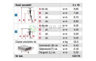 obrazek KRAUSE STABILO drabina rozsuwana dwuelementowa 2x18 wys.rob. 9,85m 123176 / 133359