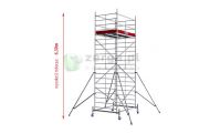 obrazek KRAUSE ProTec XXL Rusztowanie aluminiowe jezdne 2,0x1,4 m, wys.rob. 6,3m - 911148 ***ZAPROPONUJ SWOJĄ CENĘ***