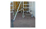 obrazek DRABEX Rusztowanie przejezdne 3 podesty 1,35x2,00m wys.rob. 6,11m RA 1120S TYP 351A - podesty co 2m