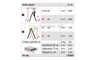 obrazek KRAUSE SePro D drabina dwustronna anodowana 2x6 wys.rob. 2,85m 125835