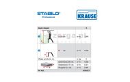 obrazek KRAUSE Schodki montażowe STABILO 2 stopnie wys. rob. 2,40 m 805027 *** ZAPROPONUJ SWOJĄ CENĘ ***