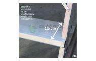 obrazek FARAONE Pomost / drabina magazynowa z elektrycznym podestem ładunkowym, 8 stopni, wys.rob. 3,74m PIK20 
