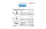obrazek KRAUSE Drabina wolnostojaca anodowana SePro S 6 stopni wys. robocza 3,30 m 124203