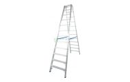 KRAUSE STABILO drabina dwustronna ze stopniami 2x12 wys.rob. 4,35m 124784