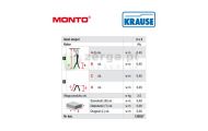 obrazek KRAUSE Schodki dwustronne składane aluminiowe 2x2 ROLLY wys.rob. 2,45m 130037 *** ZAPROPONUJ SWOJĄ CENĘ ***
