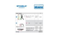 obrazek KRAUSE Schodki montażowe STABILO 1 stopień wys. rob. 2,20 m 805010 *** ZAPROPONUJ SWOJĄ CENĘ ***