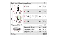 obrazek KRAUSE Drabina wolnostojąca SAFETY 7 stopni wys.rob. 3,50m 126351