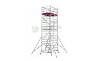 obrazek KRAUSE ProTec XXL Rusztowanie aluminiowe jezdne 2,0x1,4 m, wys.rob. 7,3m - 911155 ***ZAPROPONUJ SWOJĄ CENĘ***