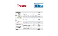 obrazek KRAUSE Schodki dwustronne składane TREPPO 2x3 wys.rob. 2,65m 126030 **** ZAPROPONUJ SWOJĄ CENĘ ****