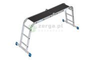 KRAUSE STABILO uniwersalna drabina przegubowa 4x3 wys.rob. 4,40m 123510/123909 