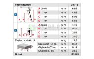 obrazek KRAUSE STABILO drabina rozsuwana dwuelementowa 2x12 wys.rob. 6,85m 133304
