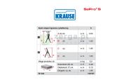 obrazek KRAUSE Drabina wolnostojaca anodowana SePro S 5 stopni wys. robocza 3,05 m 124197