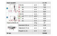 obrazek KRAUSE STABILO drabina rozsuwana linką dwuelementowa 2x18 wys.rob. 9,85m 123428 / 133878