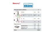 obrazek KRAUSE Drabina wolnostojąca SECURY z systemem MultiGrip 6 stopni wys.rob. 3,25m 126542 **** ZAPROPONUJ SWOJĄ CENĘ ****